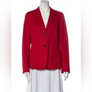 AKRIS PUNTO WOOL AND ANGORA BLAZER